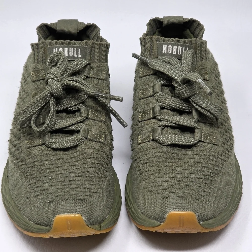 Nobull Aspire Gray Knit Trainers Running Shoes Size Women 9 Men 7.5 Pre-onwed